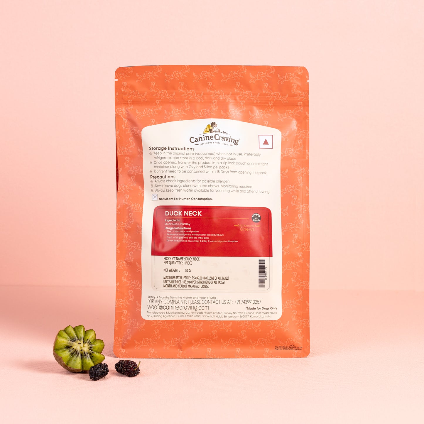 Canine Craving Dehydrated Duck Neck