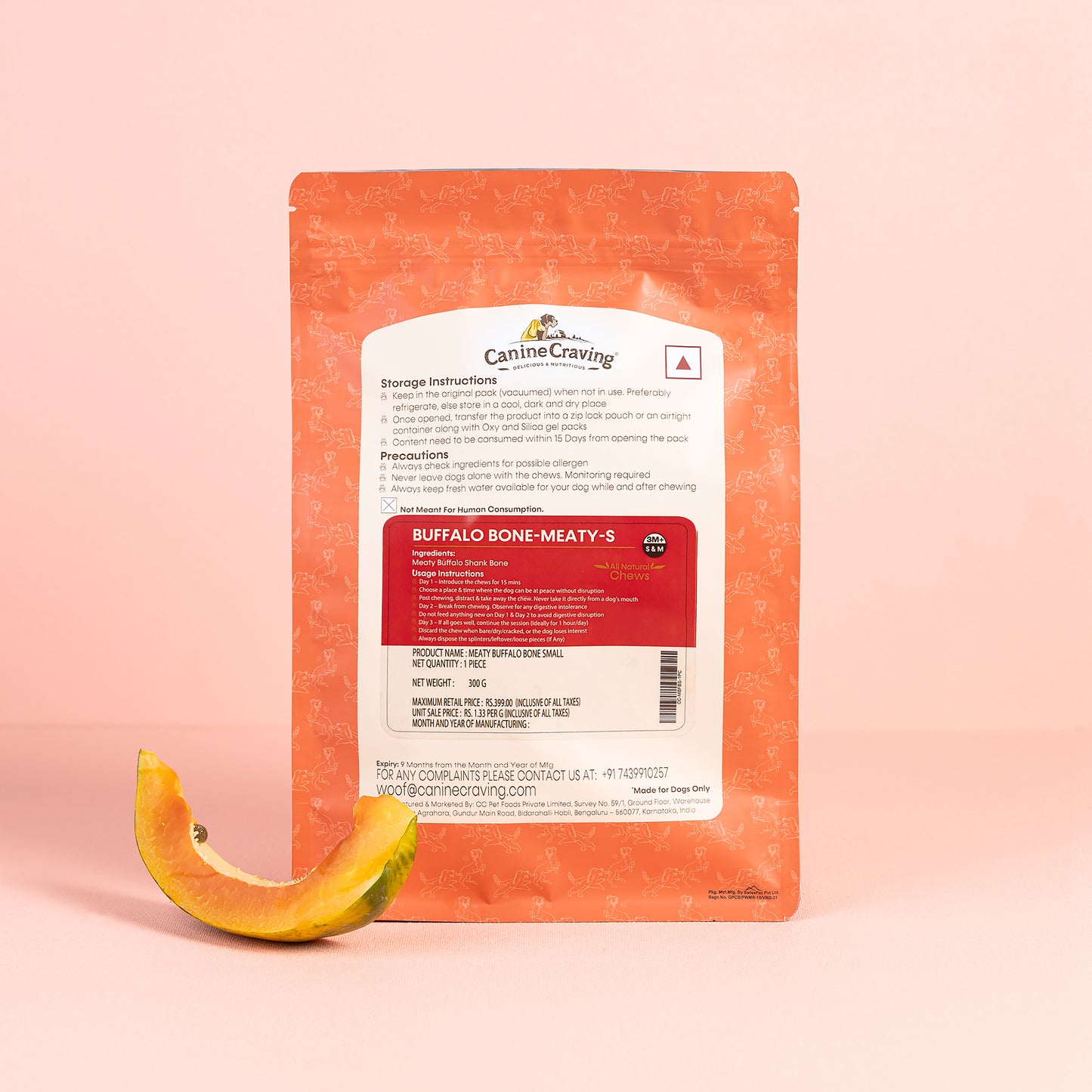 Canine Craving Dehydrated Meaty Buffalo Bone - 1 pcs