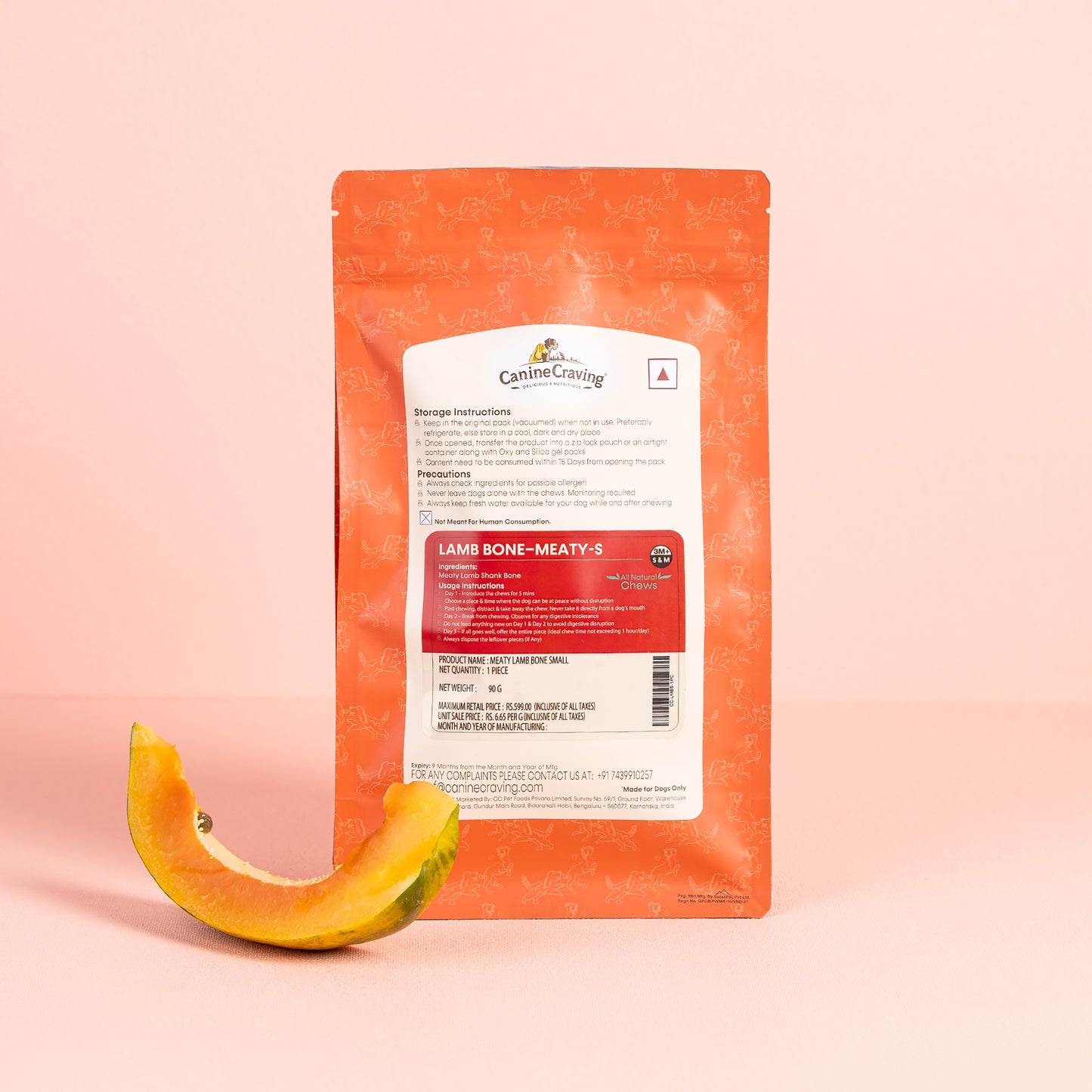 Canine Craving Dehydrated Meaty Lamb Bone - 1 pcs