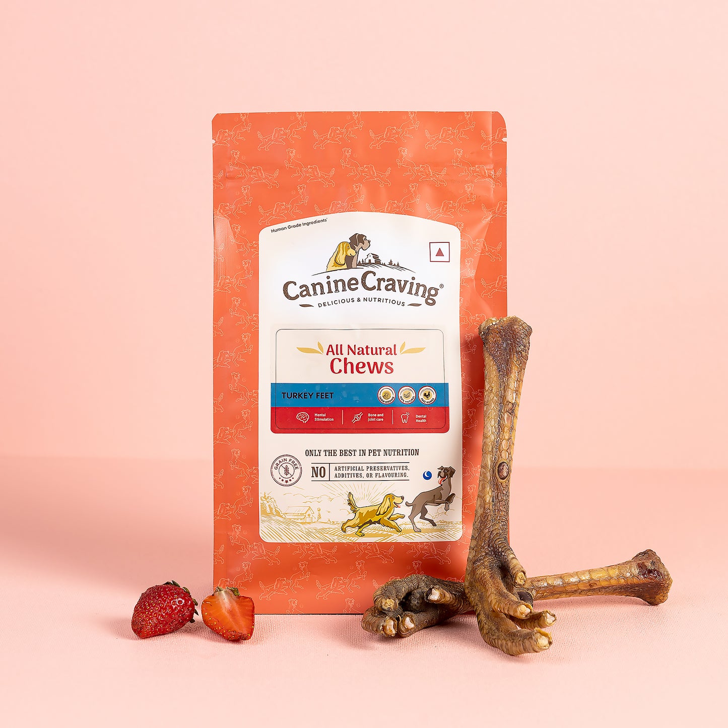 Canine Craving Dehydrated Turkey Feet - 2 pcs