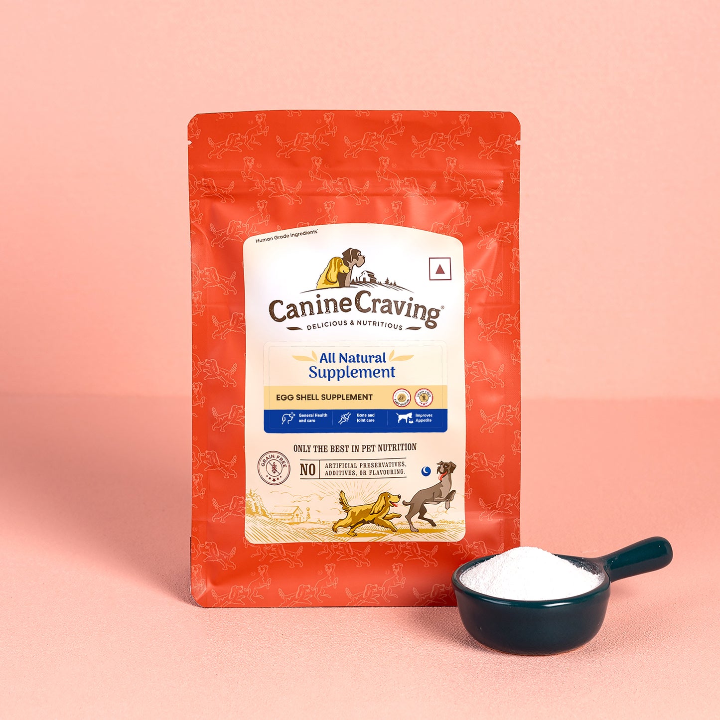 Canine Craving Organic Egg Shell Supplement - 100g