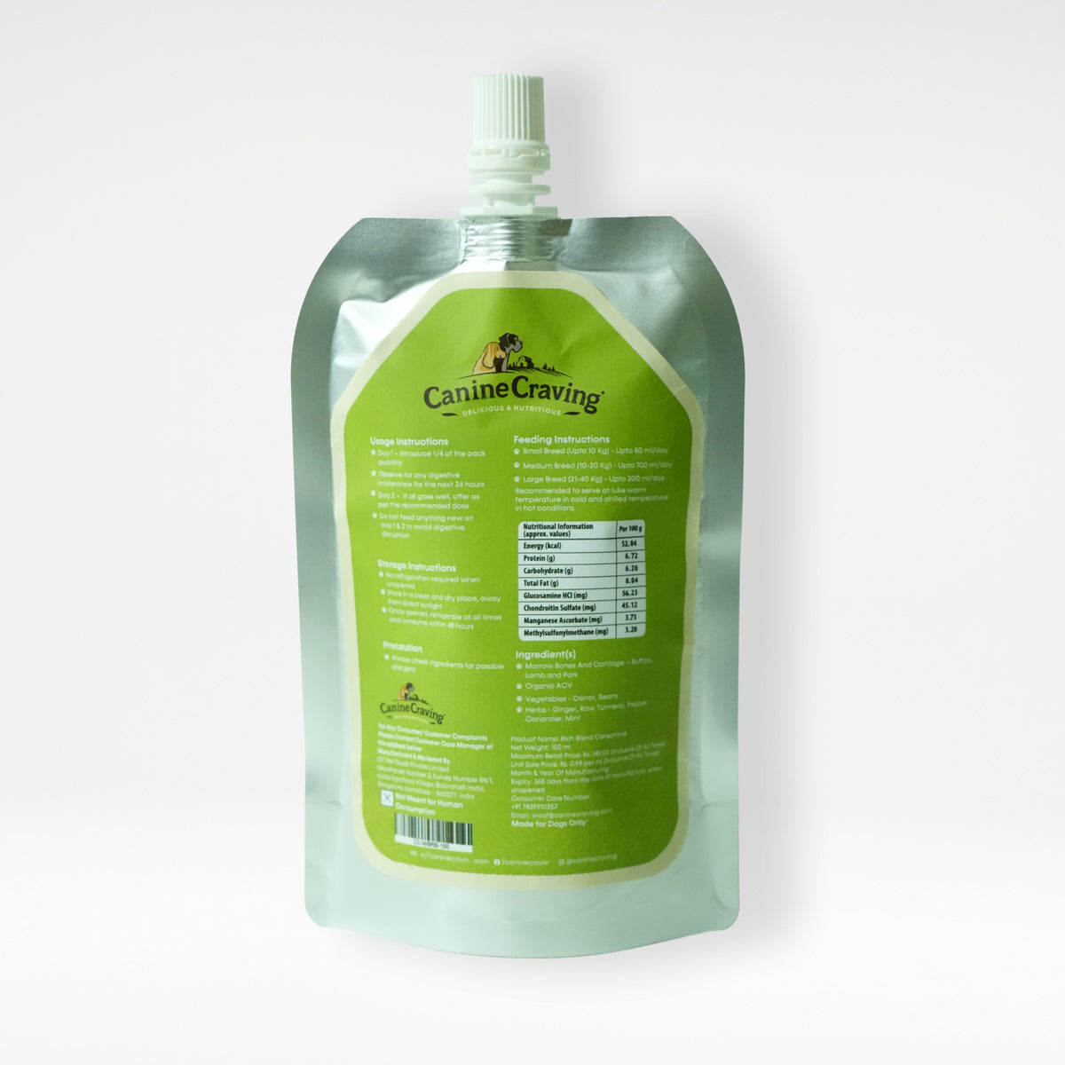 Rich Blend Broth for Dogs - 150 ml