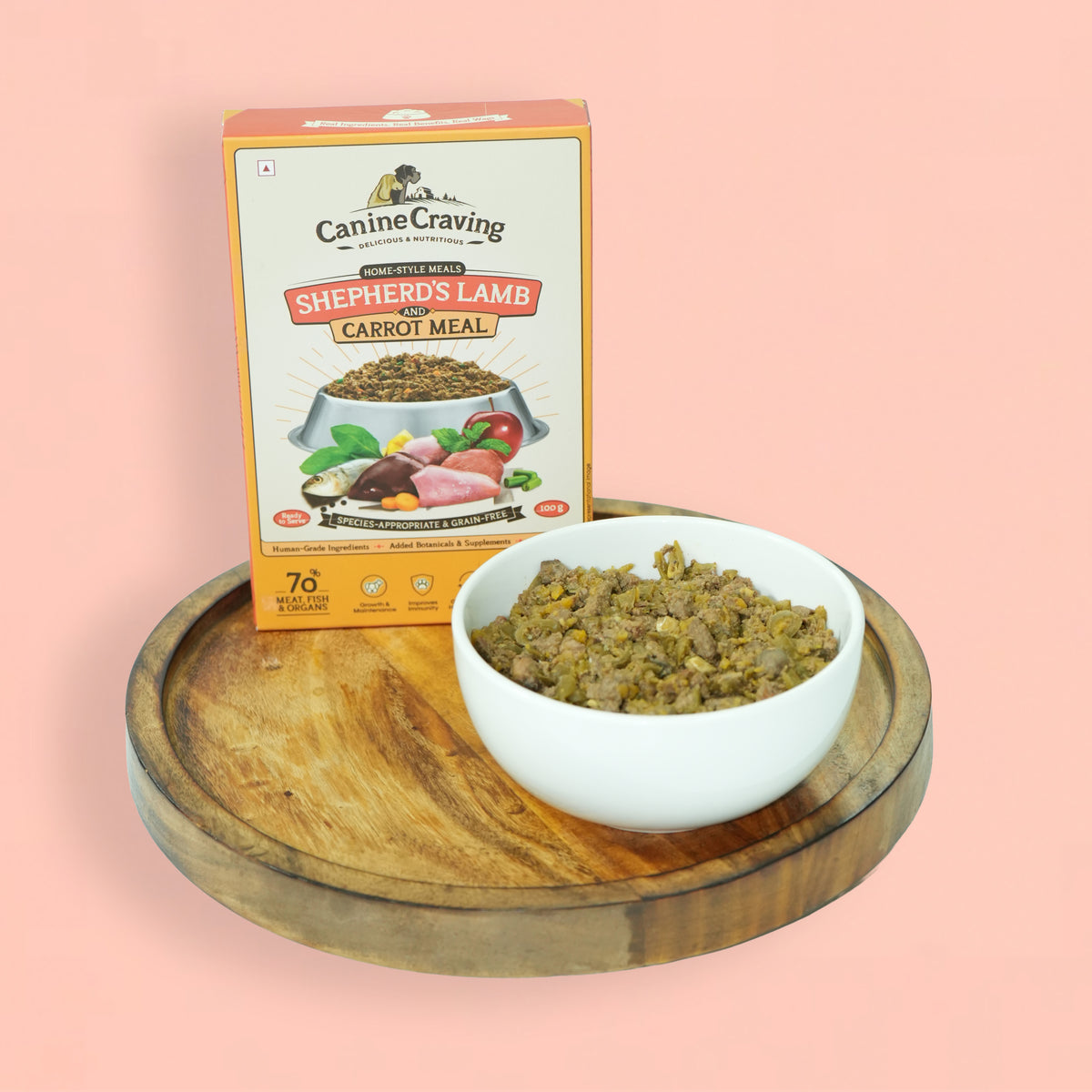 Shepherd's Lamb and Carrot Meal for Dogs (Fresh Meal)