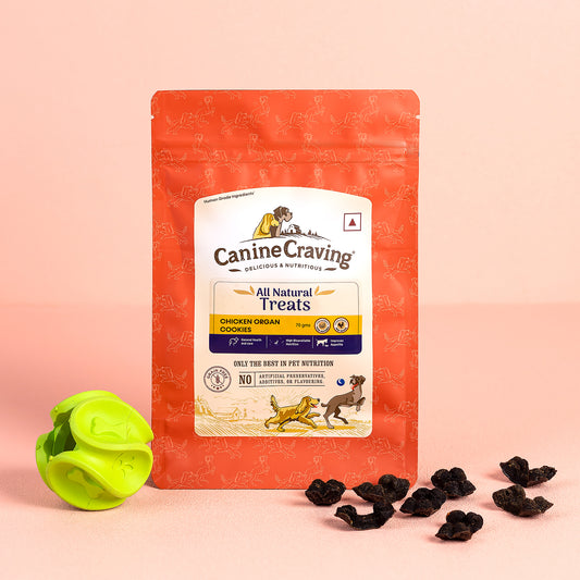 Canine Craving Dehydrated Chicken Organ Cookies - 70g