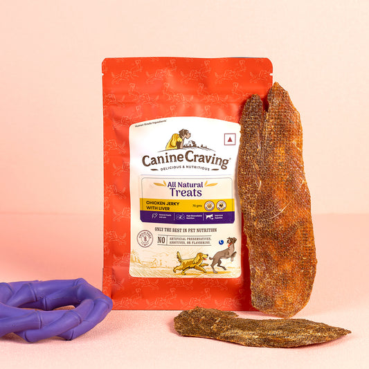 Canine Craving Dehydrated Chicken Jerky With Liver - 70g