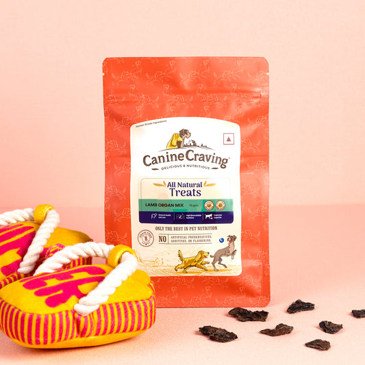 Canine Craving Dehydrated  Lamb Organs Mix - 70g