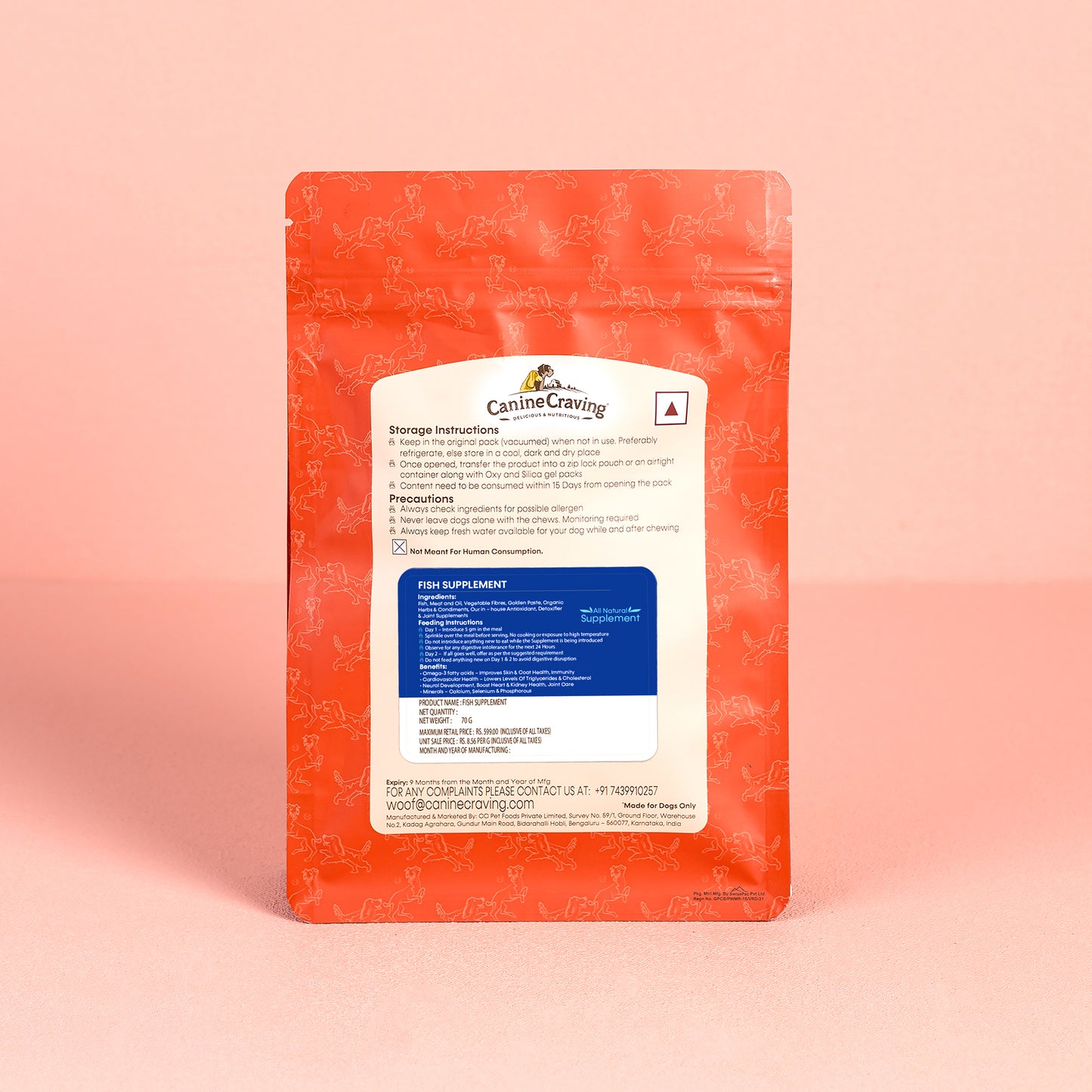 Canine Craving All In One Supplement - Fish - 100g