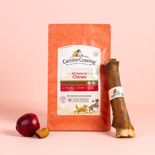 Canine Craving Dehydrated Buffalo Hide With Bone - 1 pcs