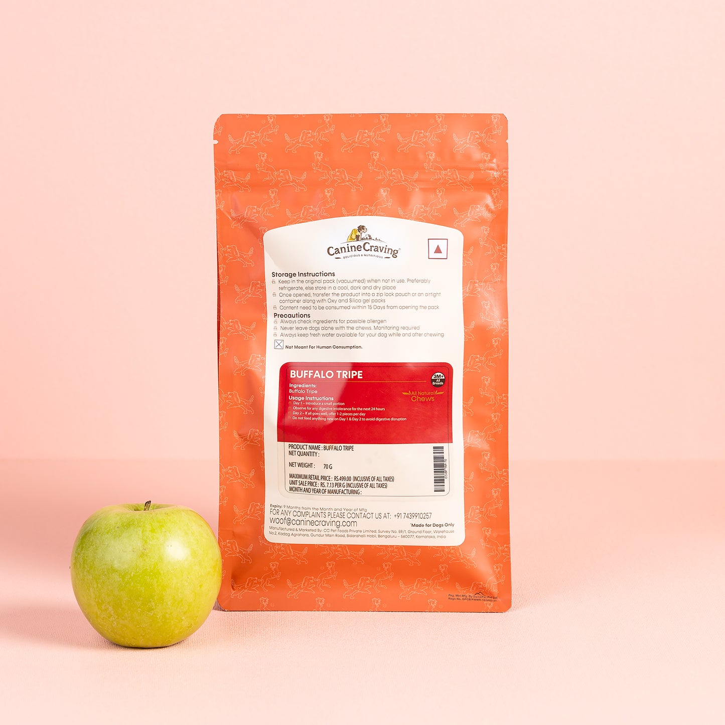 Canine Craving Dehydrated Buffalo Tripe - 70 g