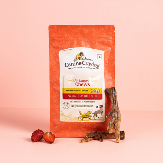 Canine Craving Dehydrated Chicken Feet - 10 pcs