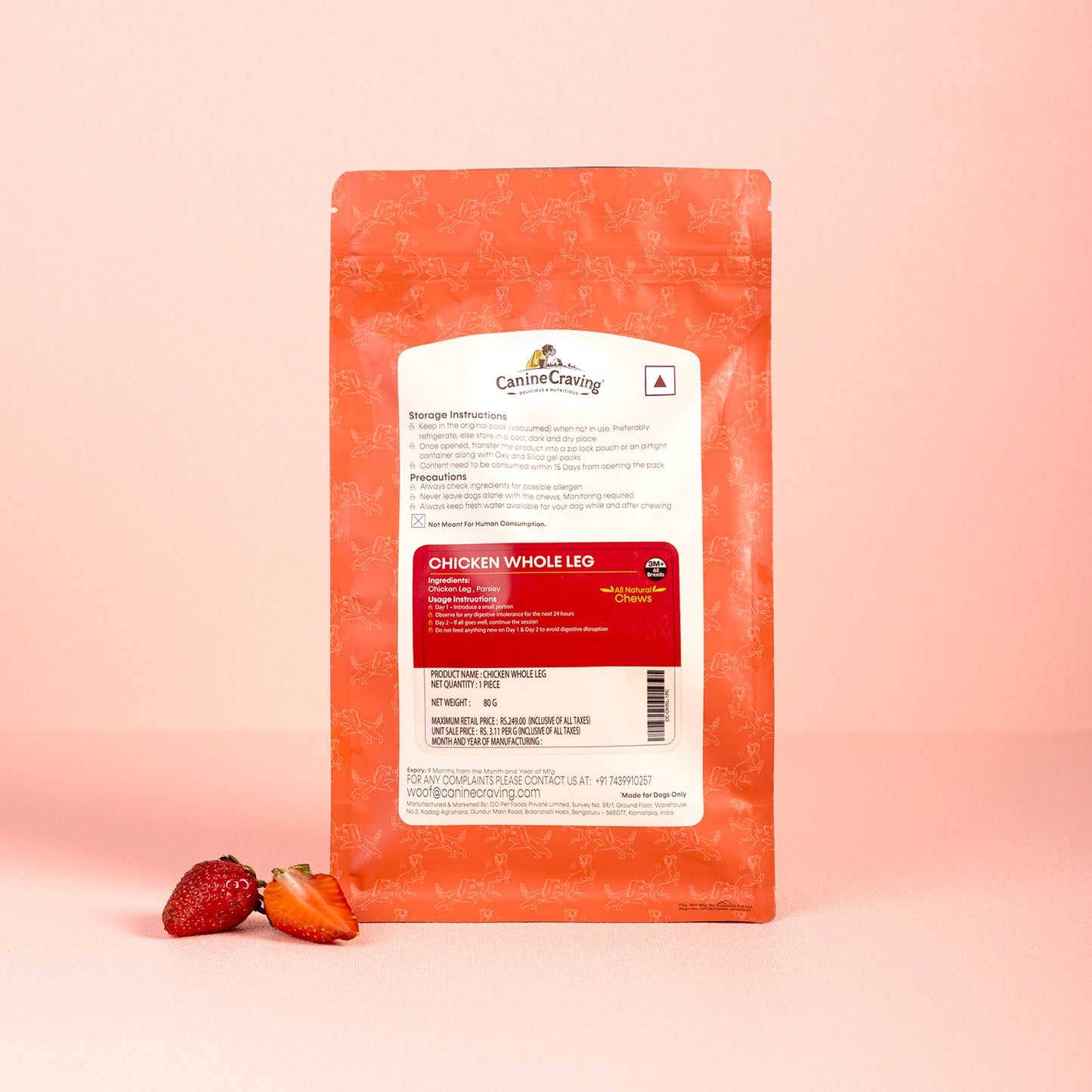 Canine Craving Dehydrated Chicken Leg - 1 pcs