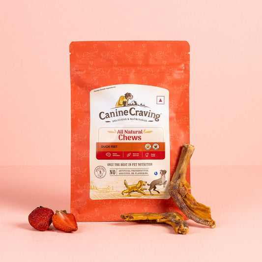 Canine Craving Dehydrated Duck Feet - 2 pcs