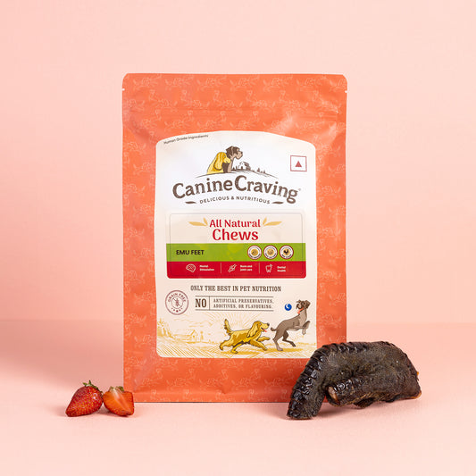 Canine Craving Dehydrated Emu Feet - 1 pcs