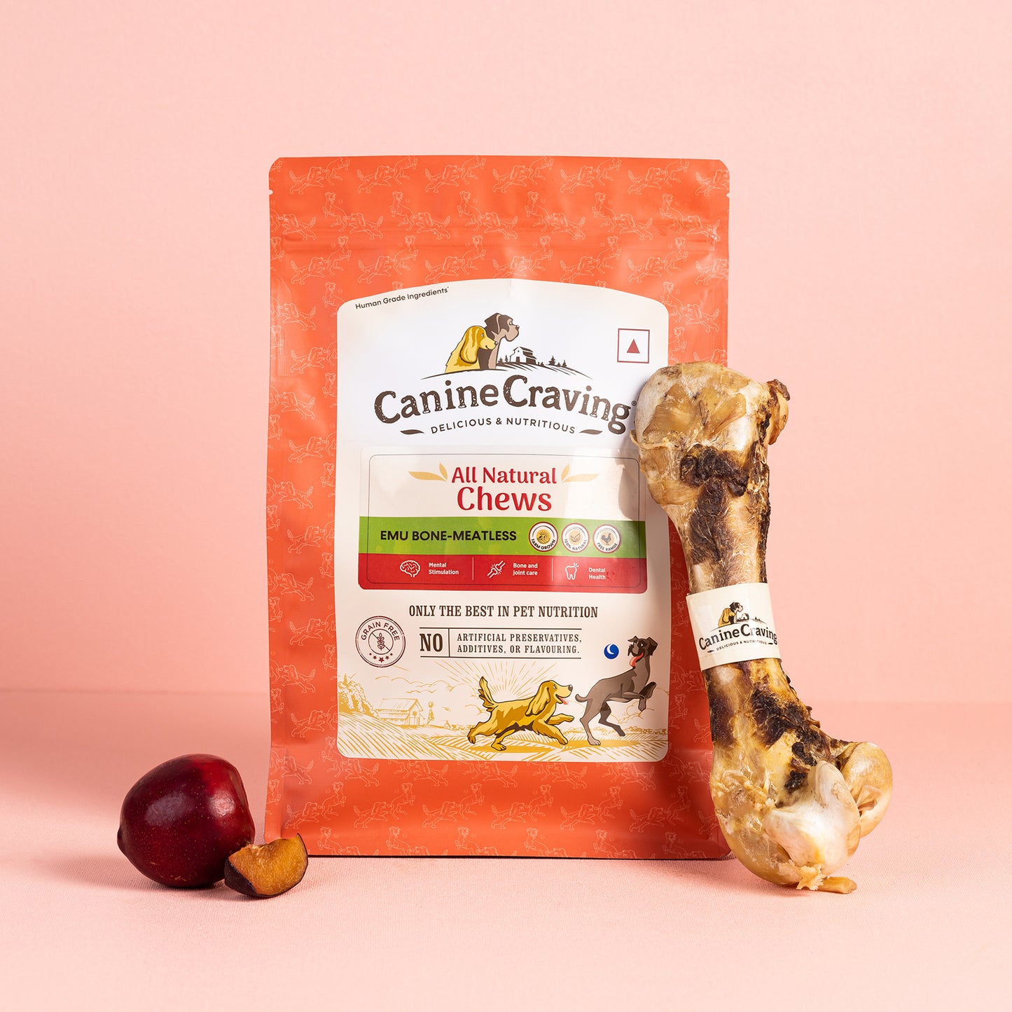 Canine Craving Dehydrated Meatless Emu Bone - 1 pcs