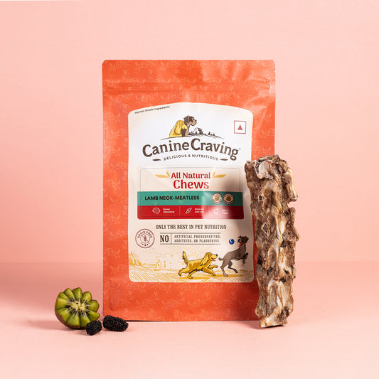 Canine Craving Dehydrated Meatless Lamb Neck - 1 pcs
